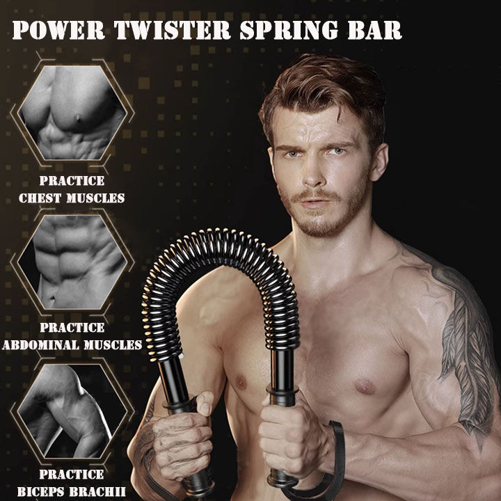 Power Twister Bar Muscle Tarining Equipment For Chest Arm Upper Body Strength Wo