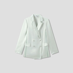 Acetate Designer High-Intelligence Double-Breasted Straight Suit