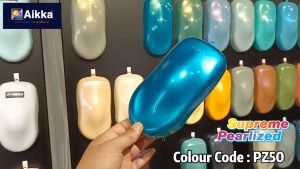 AIKKA PZ50 Cryan Green Pearl | Supreme Pearlized Series | Color 2K Car Paint Motor Aerosol Cat Bancuh Kereta DIY