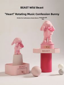 THEBEAST | Music Rotating Forever Rose Bunny Gift
