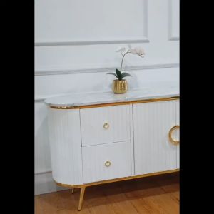 Lemari Aesthetic Credenza Meja TV Multifungsi Serbaguna