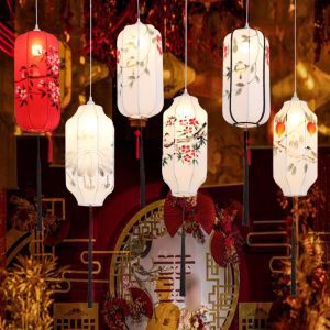 Retro Handmade Chinese Style Lanterns Wedding Decoration Ancient Oriental Paper Lanterns for Marriage Celebration Gifts