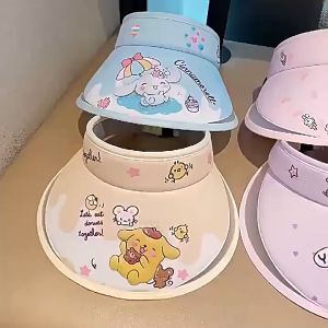 Cartoon Character Sun Visor with UPF 50 Protection & Lightweight Foldability