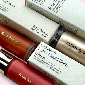 Rare Beauty Hope Grateful Happy Joy Lucky Love Encourage Believe Virtue Worth Blush Plump Seamless Long Lasting Seamless Makeup
