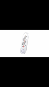 Thermometer Hygrometer Wall Mount Analog Indoor Outdoor for Patio Room Temperature Humidity Monitor