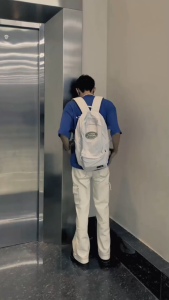 JINISO Loose Cargo Denim Jeans Pria 409