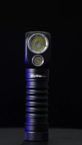 Wurkkos HD20 Rechargeable Headlamp Flashlight Spotlight&Floodlight Right Angle Flashlight Max 2000Lumen Super Bright Headband Flashlight IP68 Waterproof Head Light for Camping Running