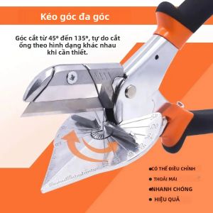 Dao Cắt Góc Đa Năng Dùng Để Cắt Góc 45-135 Độ Dụng Cụ Cầm Tay Dùng Cho Gỗ Mềm Nhựa PVC Cắt Tỉa - Dụng Cụ Sửa Chữa Xe Máy