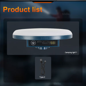 6000000LM Camping Light Rechargeable Outdoor Tent Lights Magnetic Suction Powerful Fashlight Work Repair Fishing Camping Lantern