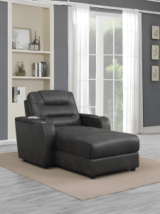 Leather Electric Recliner Sofa Bed Modern Simple Style Living Room Balcony Double Function Sofa Couch Folding Sponge Filling