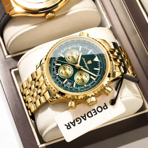 POEDAGAR Fashion Sport Mens Watches Waterproof Luminous Chronograph Date Man Watch Stainless Steel Quartz Luxury Men Wristwatch