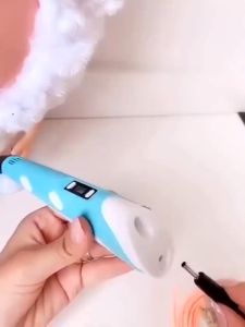 【READY STOCK】3D Pen Digital Display Intelligent Printing Pen Making Doodles Graffiti Arts Crafts with USB Cable