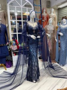 Gaun Pengantin Slim Dress Gradasi Warna