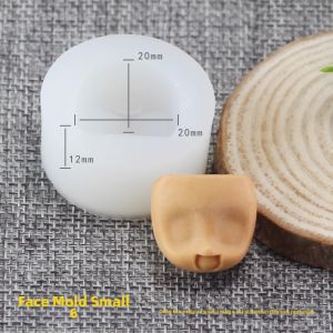 DUOCAIHANI | Baozi Face Silicone Clay Mold for Doll Head Modeling