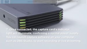 UGREEN HDMI Video Capture Card Ultra HD 4K60Hz 1080P240Hz Ultra-Low Latency with VRR HDR for Streaming Gaming Recording