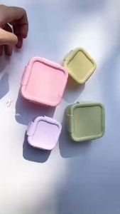 Hộp trữ đông đồ ăn dặm cho bé 60ml 150ml nắp chống rò rỉ cao cấp khoá 4 canh giữ đồ ăn luôn tươi ngon Pama STORE AD50