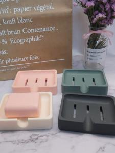 Hộp Đựng Xà Phòng Bằng Silicon Sáng Tạo Giá Để Đồ Dùng Vệ Sinh Cá Nhân Giá Để Đồ Không Cần Khoan Giá Để Đồ Bằng Nhựa