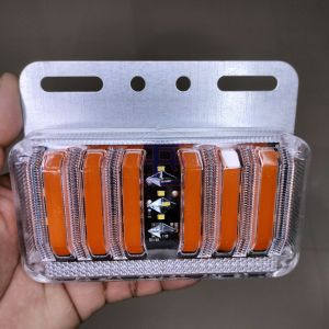1 Pc - R/E Mini RANGER 24V (13cm x 10cm) Waterproof LED Truck Side Marker Lamp Clearance Light for All Truck Trailer Elf Forward Tractor Jeep Bus etc.