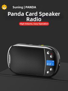 Panda | Panda DS123 Portable Senior Radio Recorder Card Multi-Function Player Waterproof Plastic Desktop Sound Box MP3 WAV WMA Player
