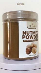ALAMEE Bumbu Dapur Pala Bubuk Nutmeg Powder Rempah Murni Asli Tanpa Campuran Organik