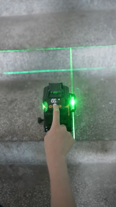 KEELAT 12/16 Line Laser Level 360° Rotary Self Leveling Measuring Green Cross Line 4D Auto Measurement Laser Measurement