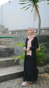 Pashmina Inner Meleyot Ameera Oval Kaos Jersey Premium By Fashion pop38