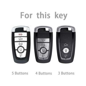 Auto Key Cover for Ford Ranger Wildtrak Remote Control Protector for Ford Ranger Wildtrak TPU Car Remote Key Case Accessories