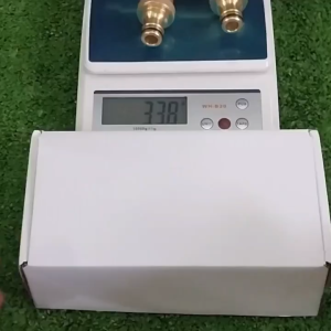 Vòi nước tăng áp bằng đồng vòi nước 2 đầu ra thông minh kèm 2 đầu nối ống