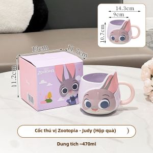 XIAOHUANGLU | Tách Sứ Đẹp Zootopia