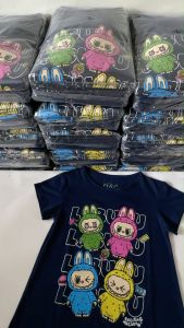 Dress anak perempuan Labubu Navy 2-10 thn / COD / Baju anak / Dress murah