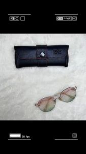 พร้อมส่ง กล่องใส่แว่นตา เก็บแว่นตา ซองแว่นตา พกพาสะดวก มี2แบบ วินเทจ หนังคุณภาพ ส่งในไทย