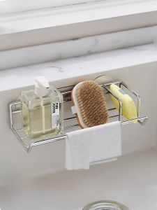 Giá Để Đồ Dưới Vòi Rửa Chén Bằng Thép Không Gỉ Giá Để Khăn Treo Tường Không Cần Khoan Giá Để Đồ Trong Nhà Bếp Của Life Declaration