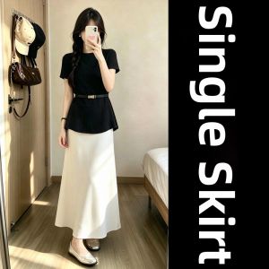 Ge·an·fei | French Style Short Sleeve Long Dress Summer Women