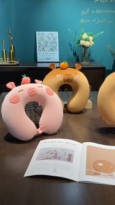 Gối ngủ chữ U ruột cao su non êm ái LILA GCAPY108