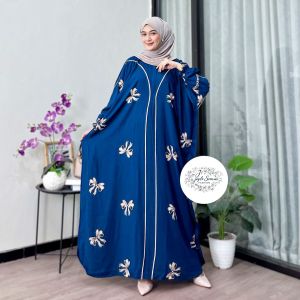 kaftan pitaloka rayon premium super jumbo panjang tebal busui friendly
