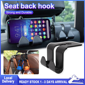 Headrest Hooks for Car Multifunctional Car Seat Headrest Hook Car Back Seat Headrest Hanger Holder Hooks for Car Handbag Clothes Coats Grocery Bags