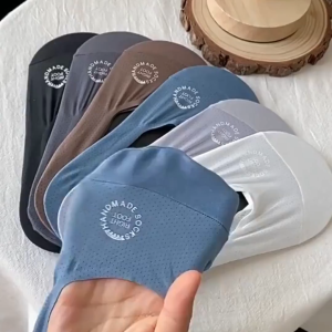 ถุงเท้าแบบเรือสีพื้นฐาน เนื้อนุ่ม ดูดซับเหงื่อ ระบายความร้อน ใส่สบาย