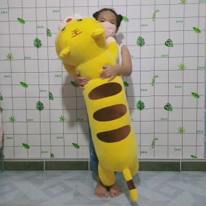 GỐI ÔM NGỦ DÀI HÌNH HỔ NẰM LOẠI LỚN 120CM CỌP NẰM VẢI MINISO CAO CẤP XUẤT DƯ