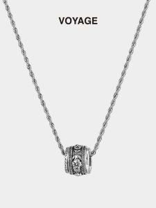 Mens Titanium Steel Xiu Pendant Necklace Fashionable Korean Style Single Layer Chain Accessory Fresh out New Summer 2023