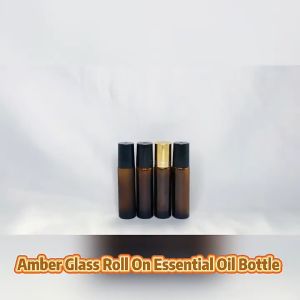 Roll On Bottle Roller Bottle Essential Oil Bottle Botol Minyak Wangi Amber Glass Bottle Empty Bottle Botol Kaca Kecil