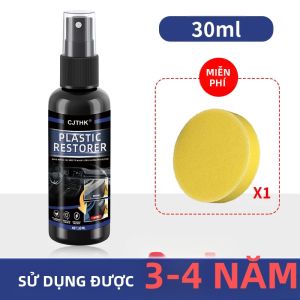 Dung Dịch Phục Hồi Nhựa Ô Tô Làm Đen Bóng Phủ Lớp Bảo Vệ Lâu Dài Đánh Bóng Da Sản Phẩm Vệ Sinh Ô Tô 30ml 100ml