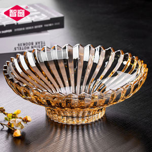 Mặt Dây Chuyền Thủy Tinh Sang Trọng Kiểu Châu Âu Lớn Cho Phòng Khách Đựng Trái Cây Đồ Ăn Nhẹ Giá Trị Thẩm Mỹ Cao