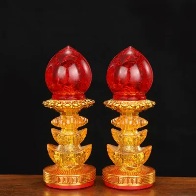 SHANYANG | LED Temple Lamp for Worship Buddha Long-Burning Electric Candle Lamp