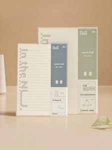 Nusign | Universal Lined Dot Grid Squared Loose-leaf Refill A5