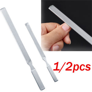 1/2pcs Professional Nail File Stainless Steel Polishing Block Sanding for Nail Nailfile Manicure Supplies Tools Art Beauty