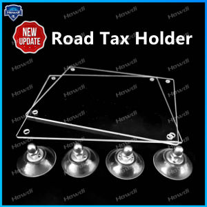 Acrylic RFID Holder Road T-ax Holder With Alignment Frame For Easy Installation