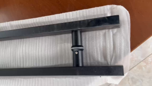 Tay nắm cửa tay nắm cửa kính cường lực VUÔNG dày hàng tốt màu ĐEN chất lượng cao