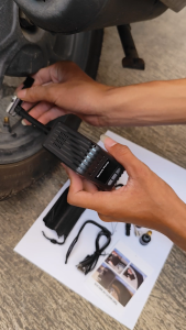 Pompa Electric Portable Pompa Mini pump elektrik untuk Ban Motor Sepeda scooter dll