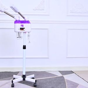 Time-control hot vapour Face sprayer facial steamer with stand