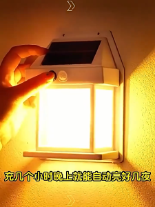 Jacksun Solar Wall Light Edsion Wall Lamp Human Body Infrared Sensing